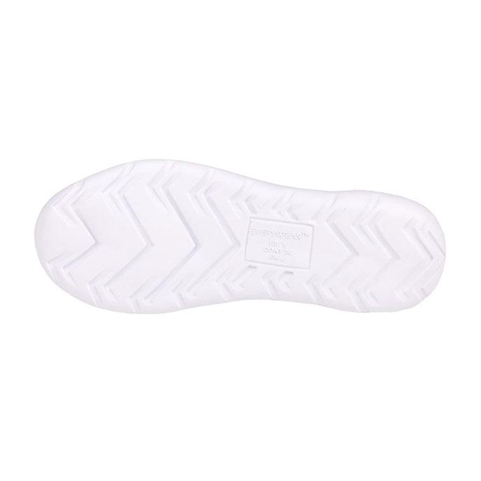 Isotoner Ladies iso-flex Waffle Open Toe Slippers White Extra Image 5